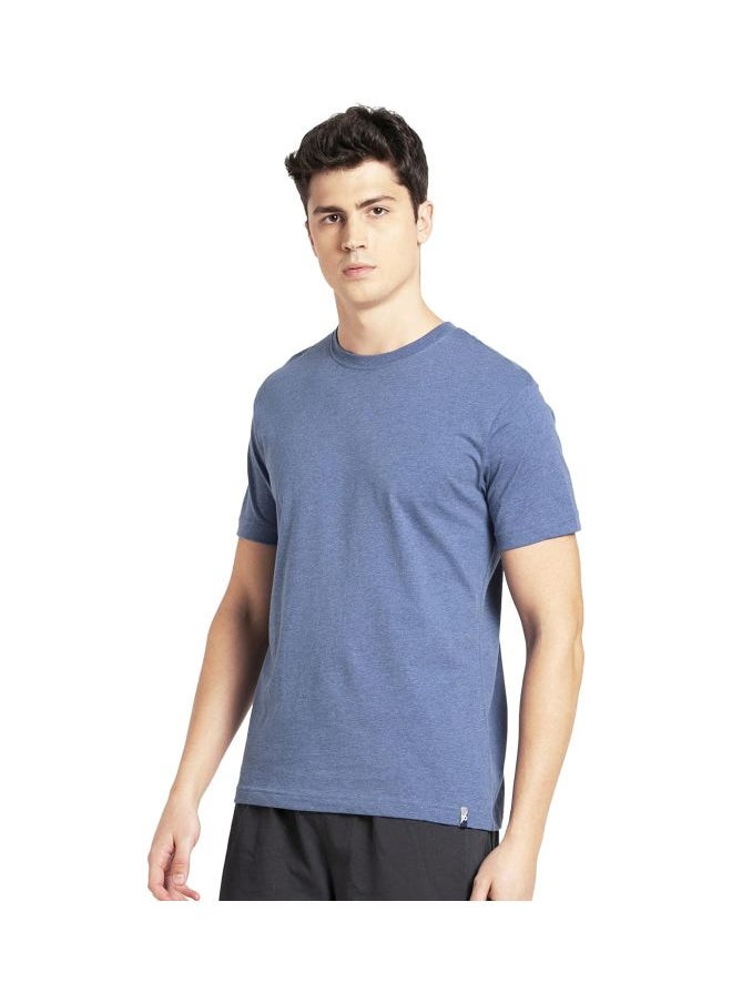 Jockey 2714 Men Super Combed Cotton Rich Solid Round Neck Half Sleeve T Shirt