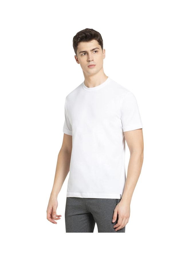 Jockey 2714 Men Super Combed Cotton Rich Solid Round Neck Half Sleeve T Shirt
