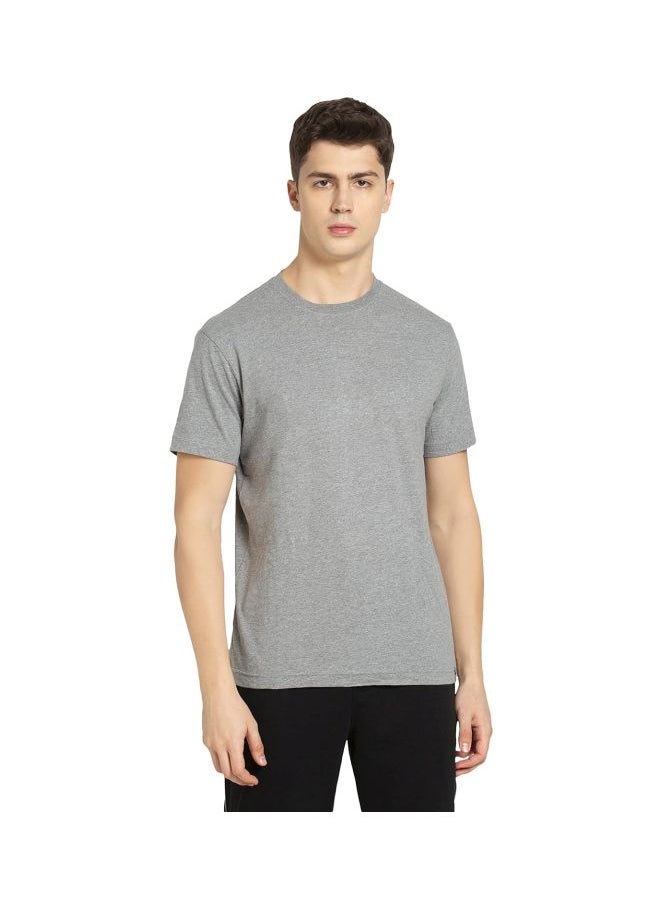 Jockey 2714 Men Super Combed Cotton Rich Solid Round Neck Half Sleeve T Shirt