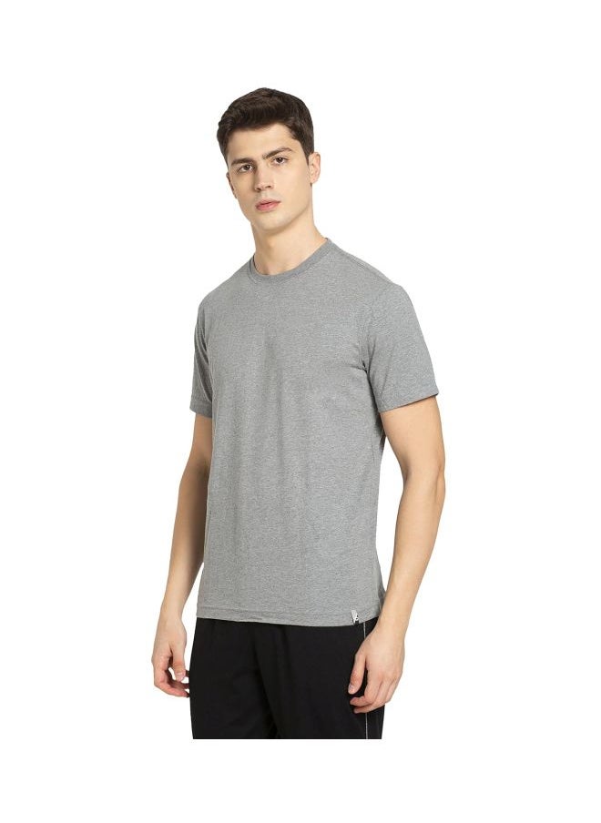 Jockey 2714 Men Super Combed Cotton Rich Solid Round Neck Half Sleeve T Shirt