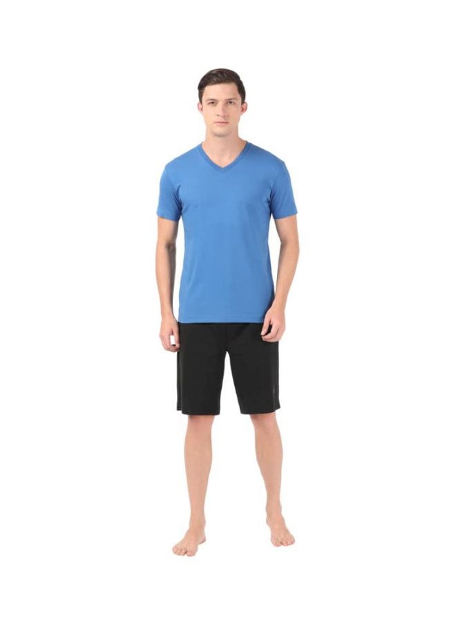 Jockey 2726 Men Super Combed Cotton Rich Solid V Neck Half Sleeve T Shirt
