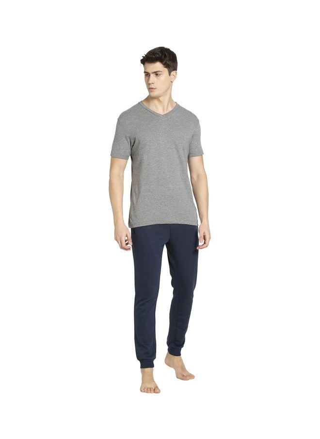 Jockey 2726 Men Super Combed Cotton Rich Solid V Neck Half Sleeve T Shirt