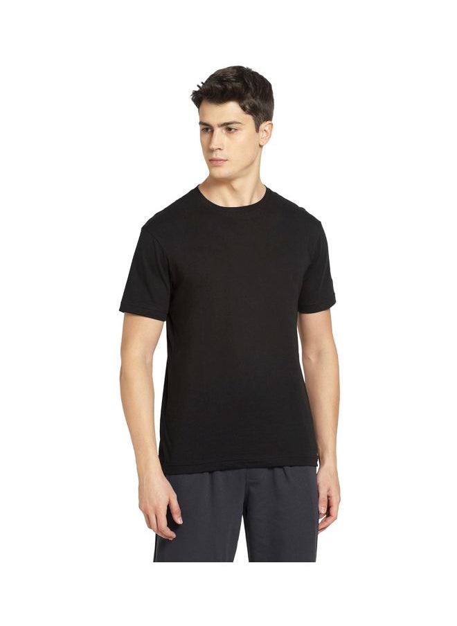 Jockey 2714 Men Super Combed Cotton Rich Solid Round Neck Half Sleeve T Shirt