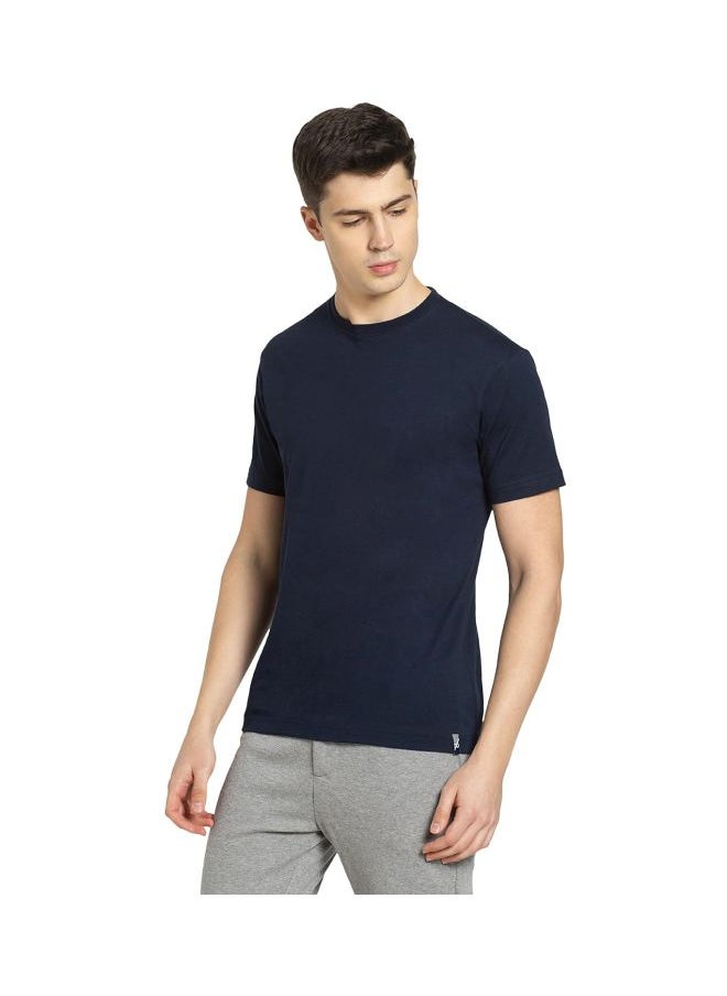 Jockey 2714 Men Super Combed Cotton Rich Solid Round Neck Half Sleeve T Shirt