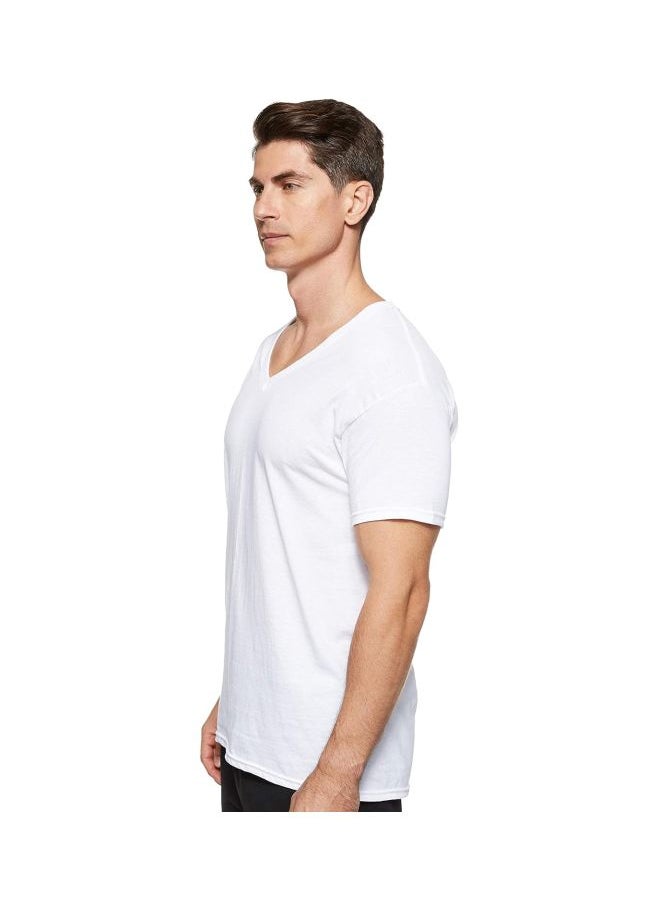 Hanes Mens 3 Pack V Neck T Shirt