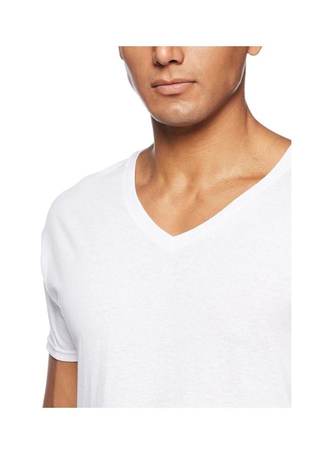 Hanes Mens 3 Pack V Neck T Shirt