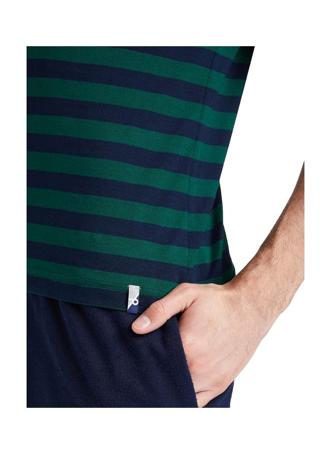 Jockey 2715 Men Super Combed Cotton Rich Striped Round Neck Half Sleeve T Shirt