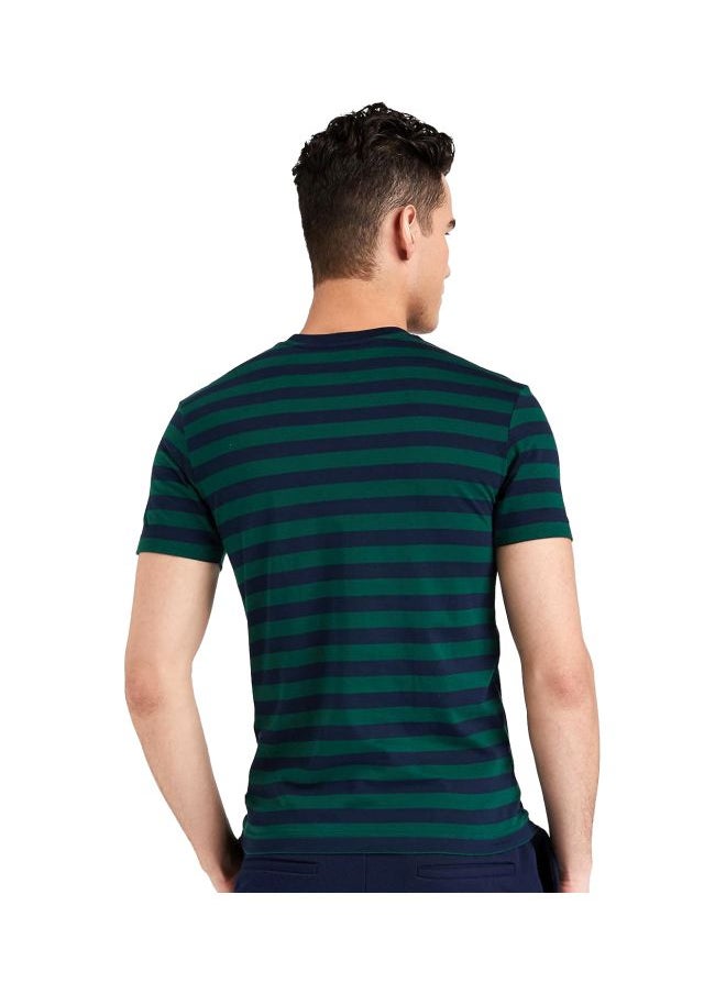 Jockey 2715 Men Super Combed Cotton Rich Striped Round Neck Half Sleeve T Shirt