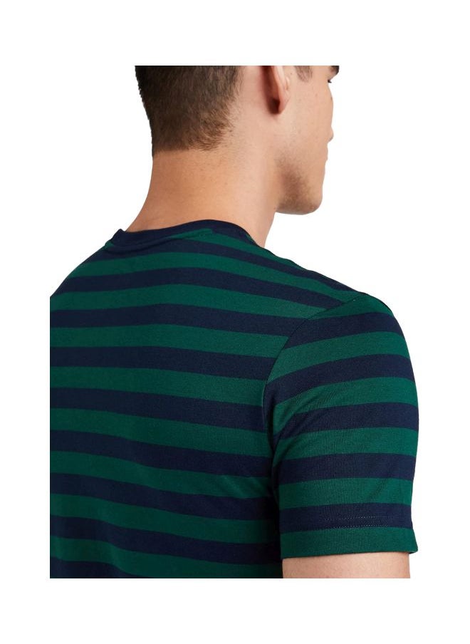 Jockey 2715 Men Super Combed Cotton Rich Striped Round Neck Half Sleeve T Shirt