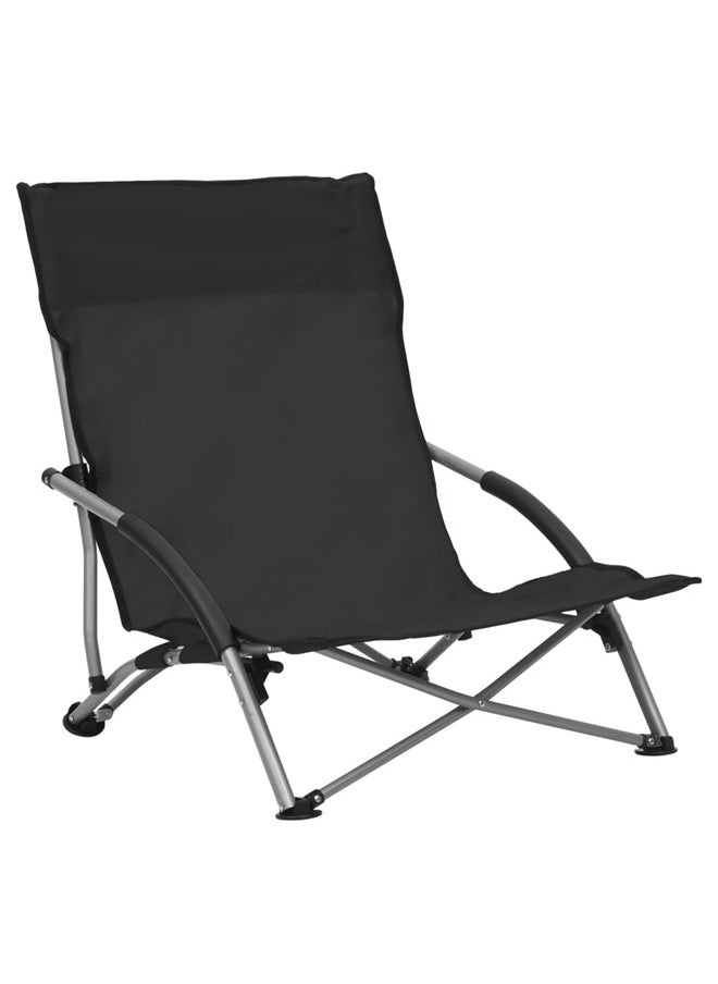 Ultimate Comfort Foldable Camping Chair - 65x55x49CM - 2 Piece