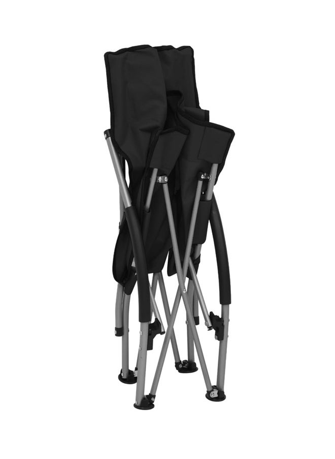 Ultimate Comfort Foldable Camping Chair - 65x55x49CM - 2 Piece