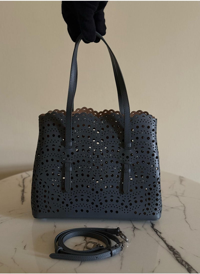 Elegant Laser-Cut Tote Bag