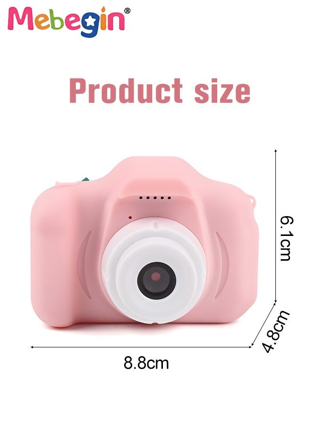 Kids Toy Camera, 1080P HD Toddler Digital Video Camera with 32G SD Card and Lanyard, Portable HD 13 Million Pixels Selfie Camera with Timing Shooting Function, Ideal Gift for Kids