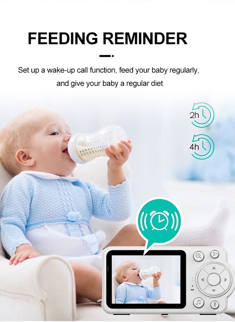 480P Smart HD Remote Baby Intercom Monitor 2.8