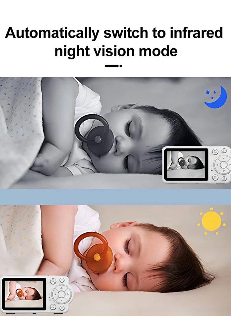 480P Smart HD Remote Baby Intercom Monitor 2.8
