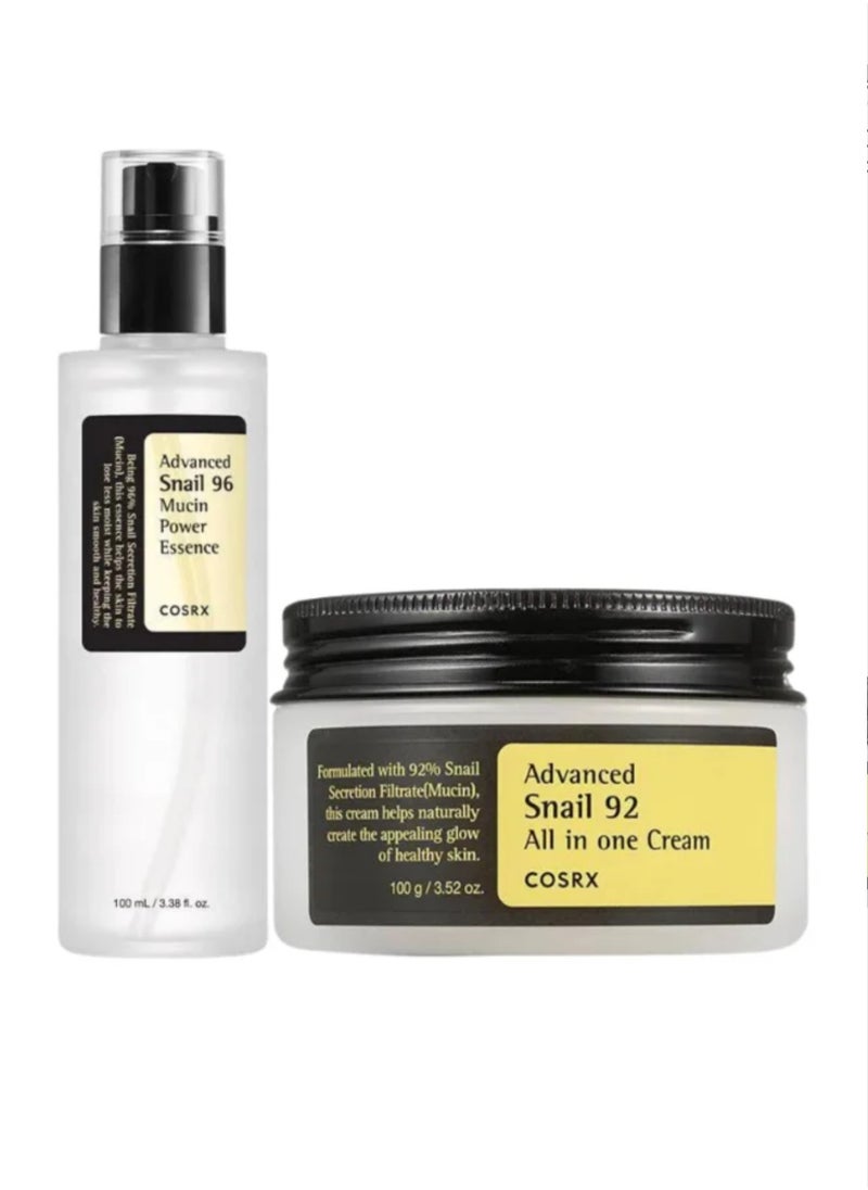 Radiance Renewal Advanced Snail Skincare Duo Snail 96 Mucin Power Essence & 92 Cream All in One