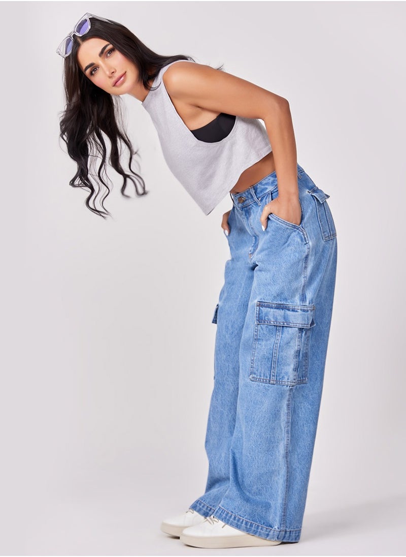 Cargo Denim Pant