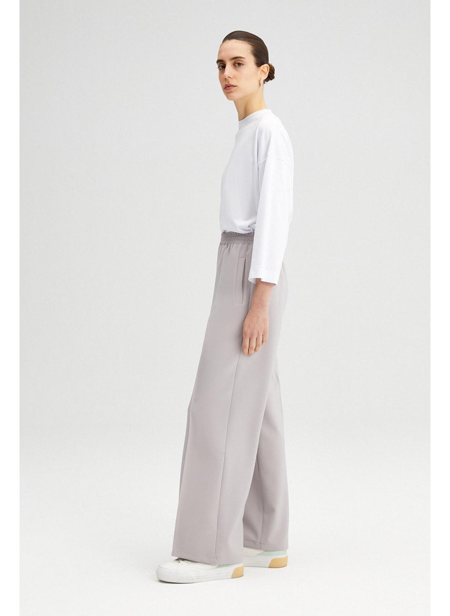 Touche Ribbed Crepe Trousers