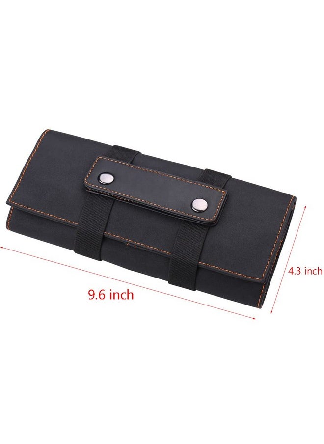 PERFEHAIR Hair Stylist Scissor Holder Pouch Cases for Hairdressers, Salon Tools Holster Bag, Soft Fabric Roll-Up Organiser