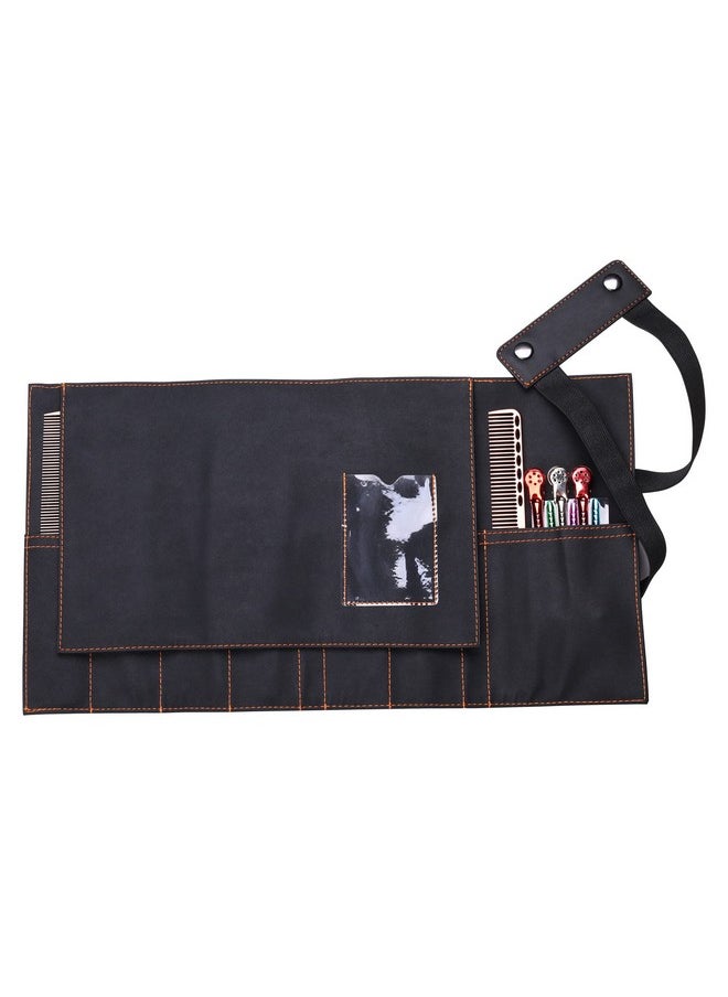 PERFEHAIR Hair Stylist Scissor Holder Pouch Cases for Hairdressers, Salon Tools Holster Bag, Soft Fabric Roll-Up Organiser