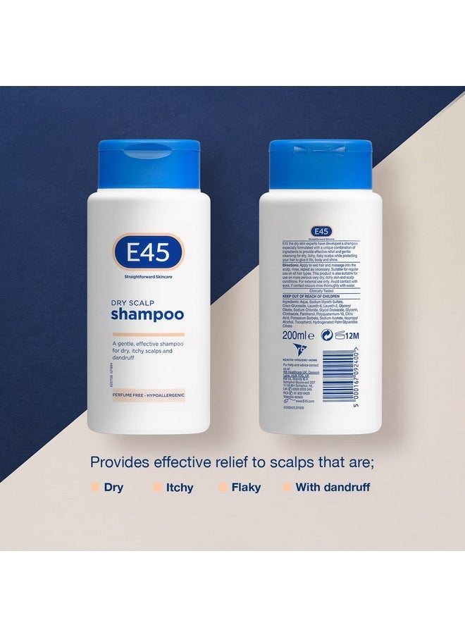 E45 200ml Dermatological Dry Scalp Shampoo