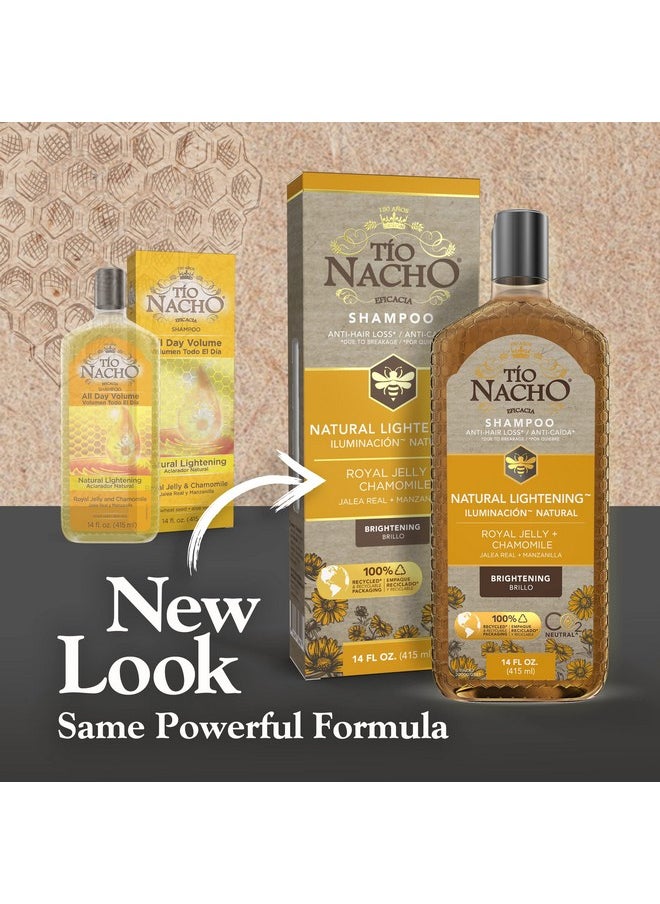 Tio Nacho Natural Lightening and Volumizing Shampoo with Royal Jelly and Chamomile, 14 Ounces