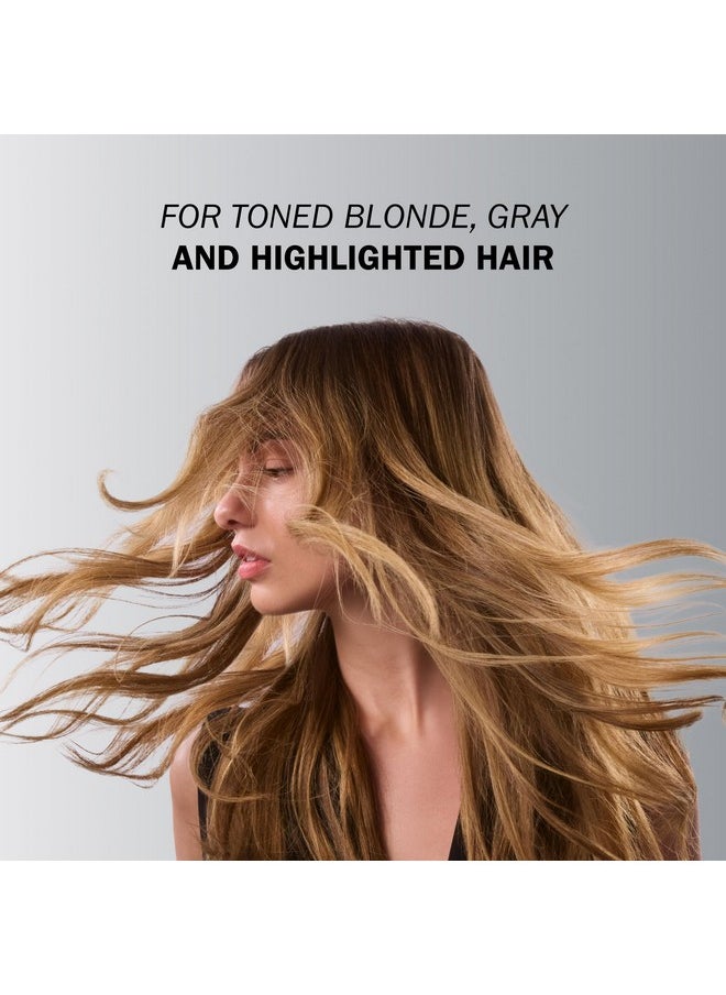 TRUSS Blond Shampoo - Toning & Color Protect Shampoo with Frizz Control - Violet Pigmented Blonde Shampoo that Controls Brassy and Yellow + Orange Tones in Bleached, Highlighted & Gray Hair (300 ml)