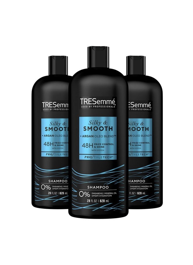 TRESemmé Anti-Frizz Shampoo 3 Count For Frizzy Hair Formulated With Pro Style Technology 28 Fl Oz