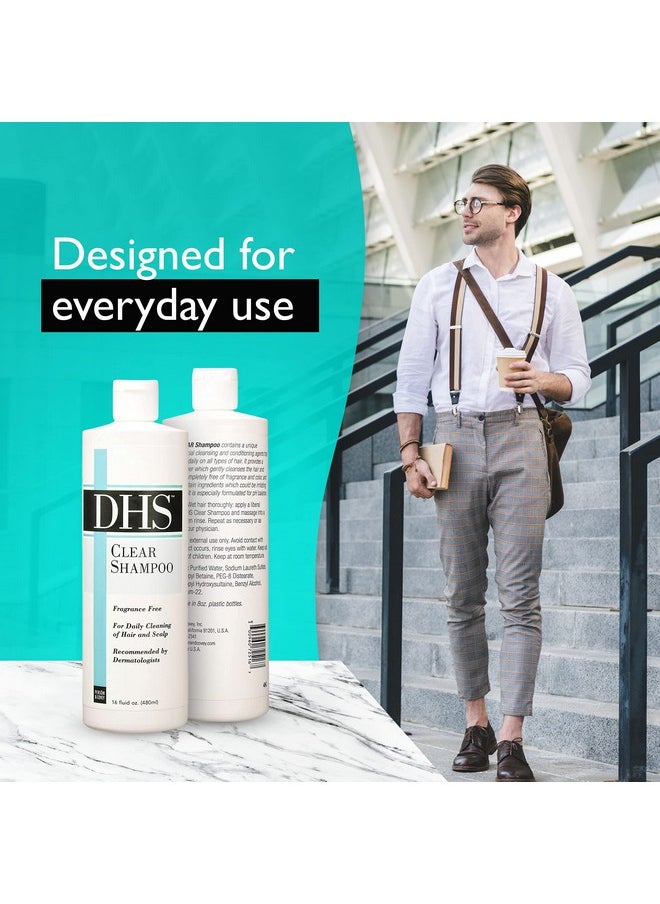 DHS Clear Shampoo, 16 Oz