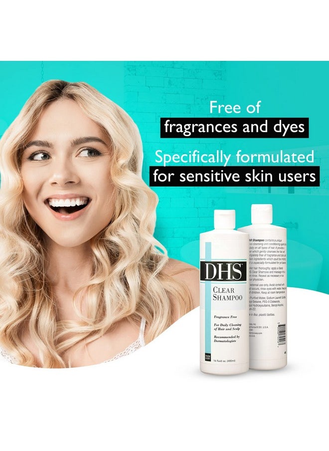 DHS Clear Shampoo, 16 Oz