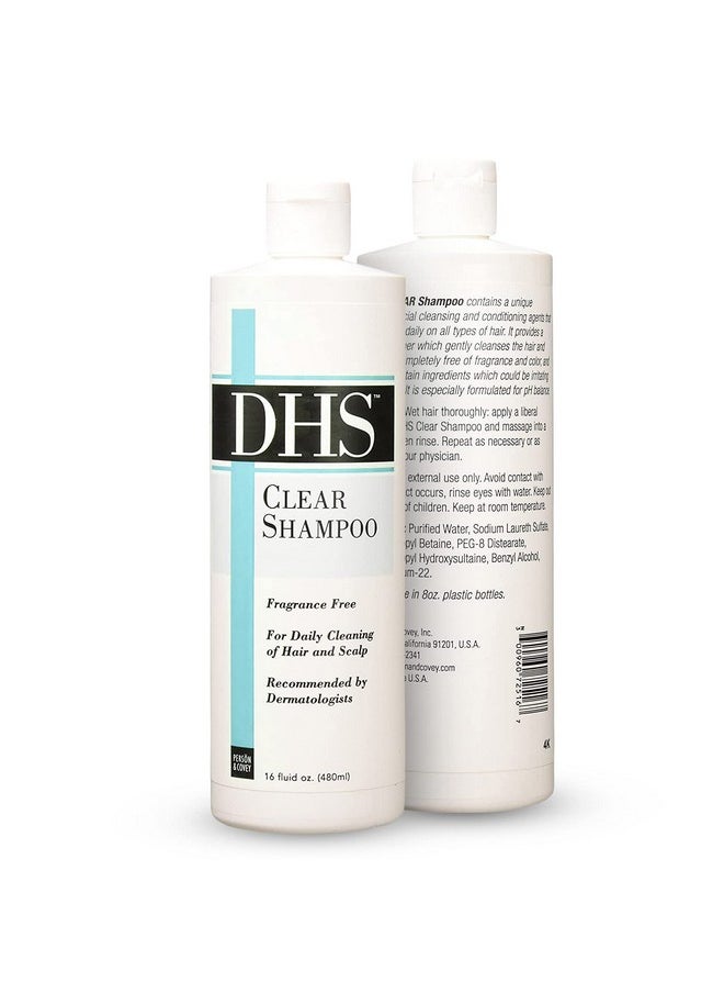 DHS Clear Shampoo, 16 Oz