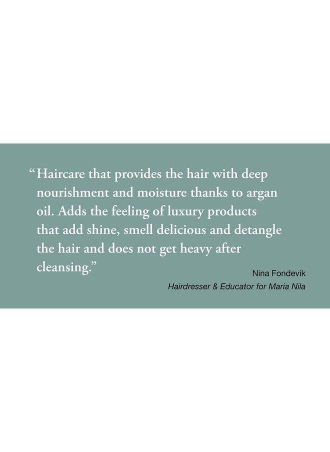 Maria Nila True Soft, Shampoo 11.8 Fl Oz, For Dry Hair, Argan Oil Remoisturises & Reduces Frizz, 100% Vegan & Sulfate/Paraben free