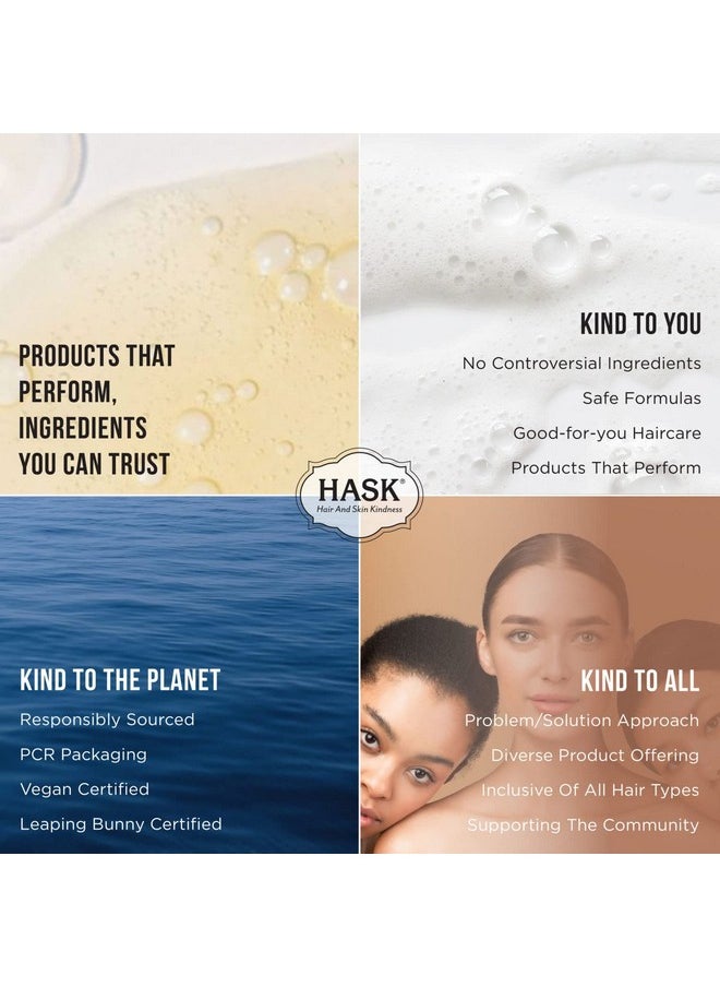 HASK Monoi Coconut Oil Nourishing Shampoo - 355 ml | Hydrating & Nourishing Shampoo | Sulfate & Paraben Free