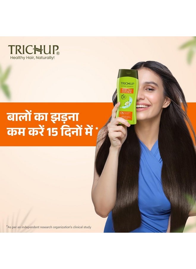 Trichup Hair Fall Control Herbal Hair Shampoo, 200ml (Pack of 3)