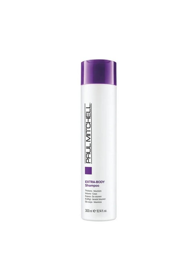 Paul Mitchell Extra-Body Shampoo, Thickens + Volumizes, For Fine Hair, 10.14 fl. oz.