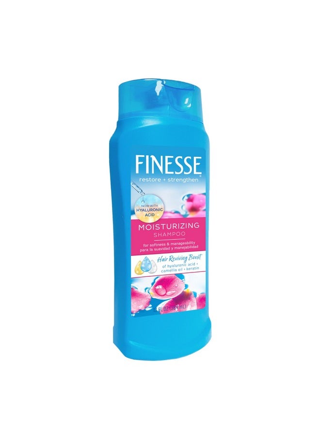 Finesse Restore + Strengthen Moisturizing Shampoo, 13 oz (Pack of 6), Moisturize & Repair Dry or Damaged Hair for Soft, Healthy Looking Hair