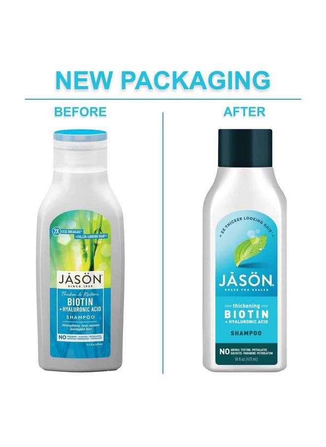 Jason Restorative Biotin Shampoo, 16 oz. (Packaging May Vary)