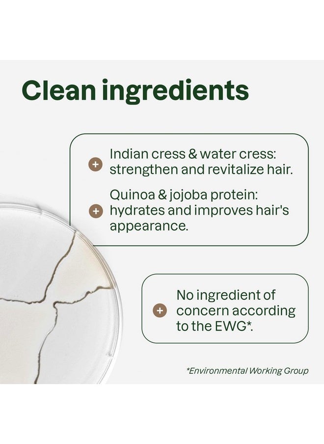 ATTITUDE Hydrating Hair Shampoo with Essential Oils, EWG Verified, Plant and Mineral-Based Ingredients, Vegan Beauty Products, Refillable Aluminum Bottle, Peppermint & Sweet Orange, 16 Fl Oz