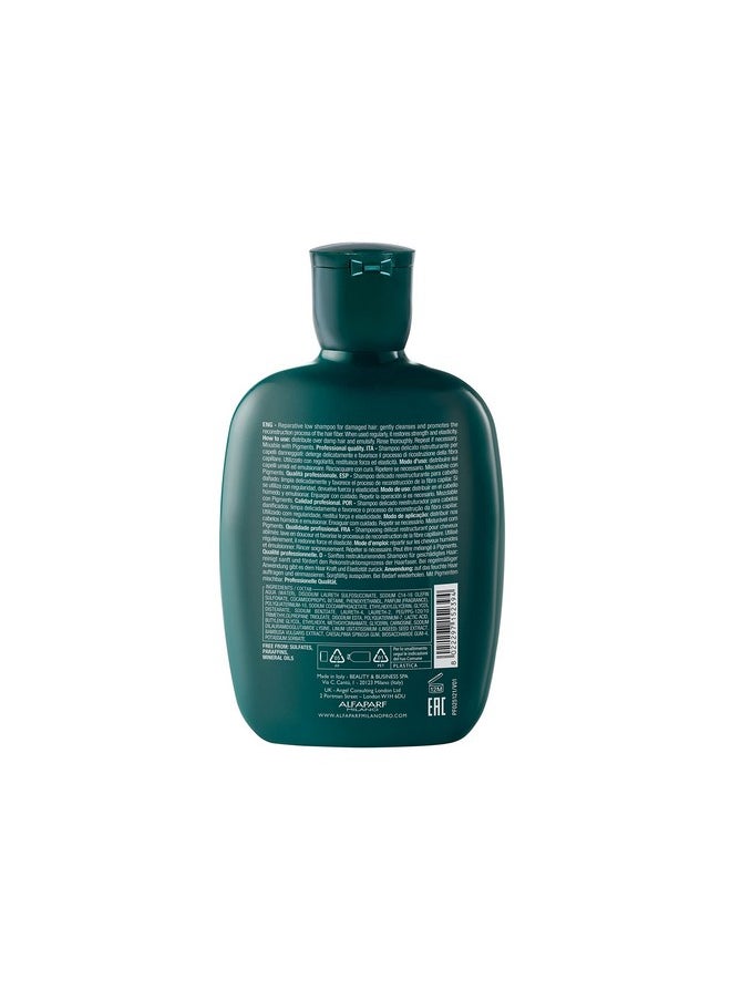 Alfaparf Milano Semi di Lino Reconstruction Reparative Shampoo and Mask Set - Sulfate Free Shampoo and Hair Mask for Damaged Hair - Repairs, Reconstructs, Strengthens - Adds Shine and Softness
