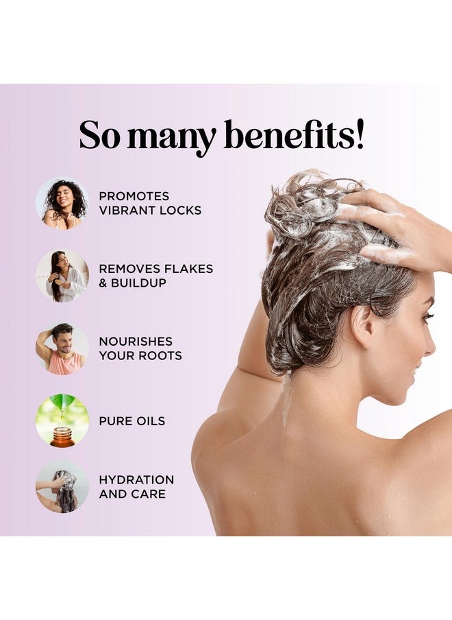 Sage and Rosemary Shampoo Sulfate Free - Sage Oil Clarifying Shampoo for Build Up and Scalp Moisturizer - Oily Hair Shampoo for Greasy Hair and Dry Scalp Treatment with Essential Oils for Hair