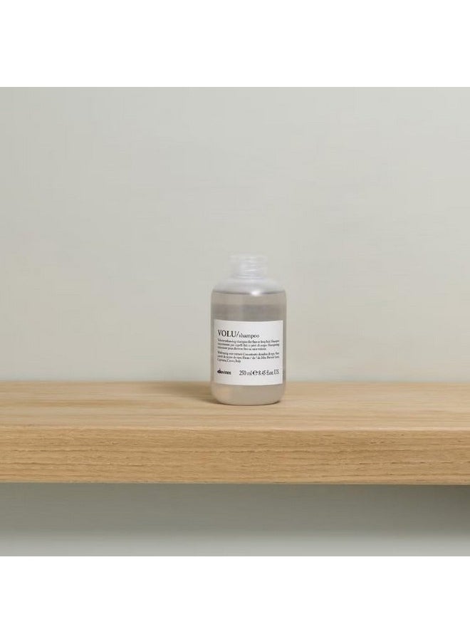 Davines VOLU Shampoo | Volume Shampoo for Fine, Thin Hair Types | Gentle Everyday Volumizing | 8.45 fl oz (Pack of 1)