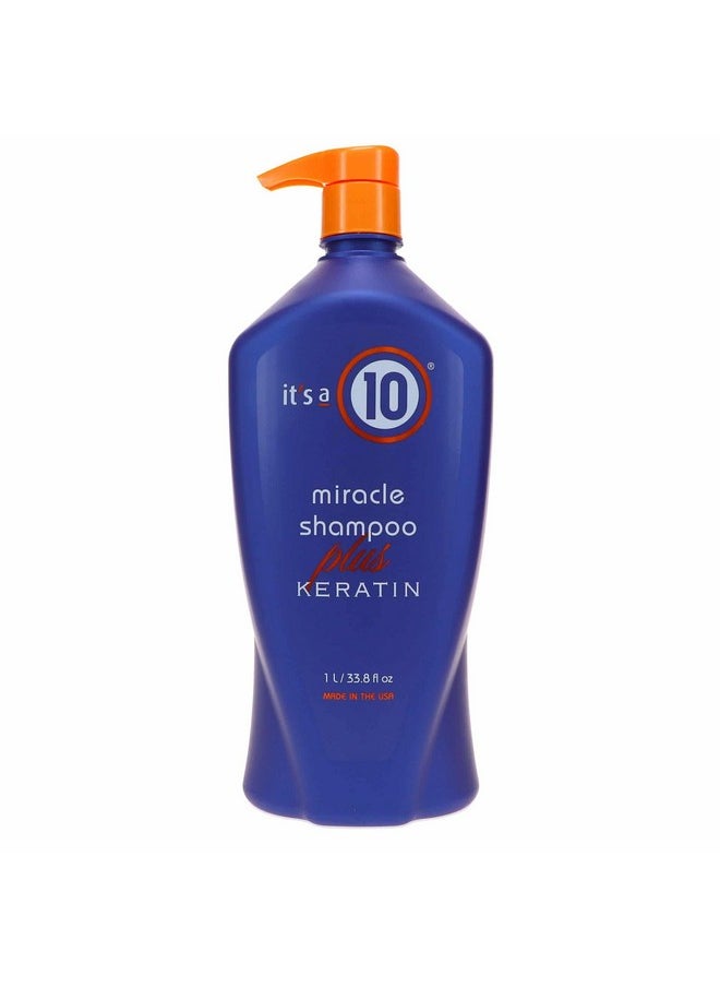 It's A 10 Miracle Shampoo Plus Keratin 33.8 Oz, Sulfate Free