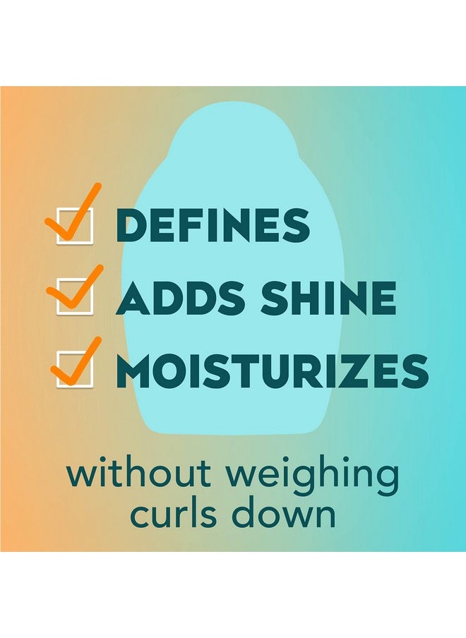 OGX Lightweight + Coconut Fine Curls Shampoo, Lightweight, Shampoo for Curly Hair, Coconut Water Shampoo, Flaxseed Oil, Citrus Oil, 13 Fl Oz