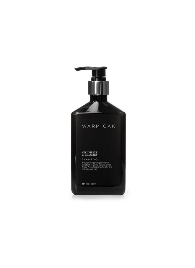 Gilchrist & Soames Warm Oak Shampoo - 9oz - Promotes Strong and Healthy Hair, All Hair Types, Zero Parabens, Sulfates, and Phthalates
