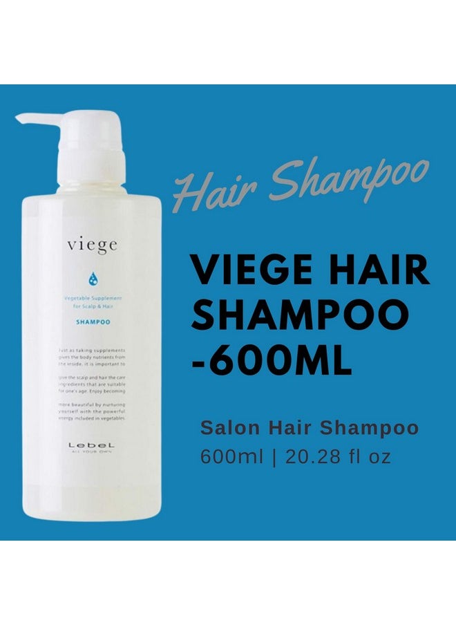 Lebel Viege Hair Shampoo - 600ml