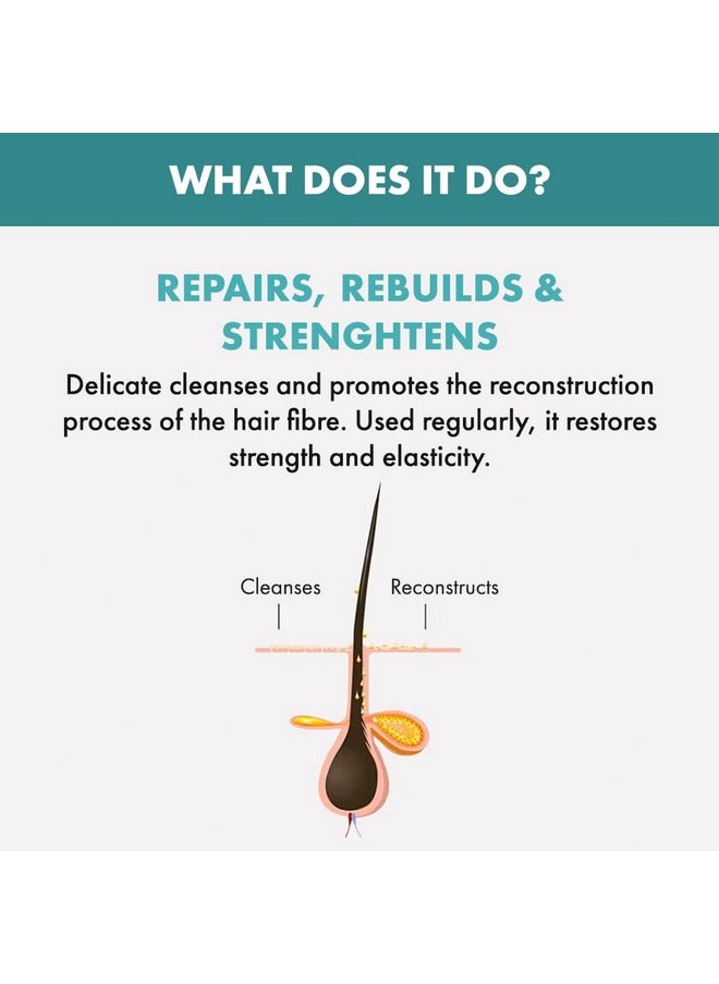 Alfaparf Milano Reparative Shampoo For Damaged Hair, Repairs Bond - Safe on Color Treated Hair - Hairfall Repair Shampoo|Absolute, Extenso, Sulfate, Paraben and Paraffin Free (1000ML))