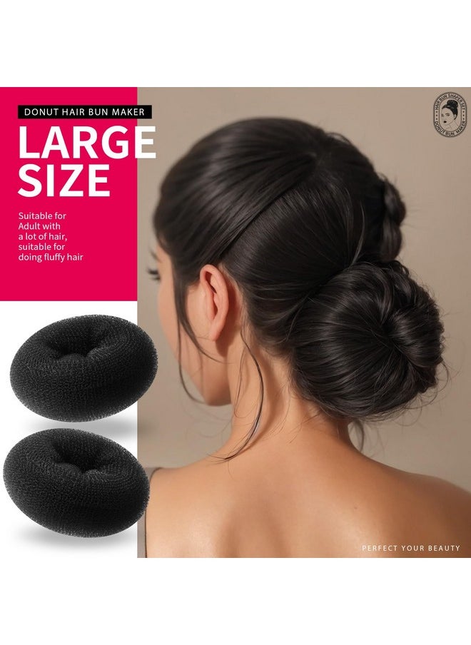 Teenitor Hair Styling Kit: 5 Bands, 20 Bobby Pins, 7 Chignons (2 Small, 2 Medium, 1 Large, 1 Extra-Large), Black