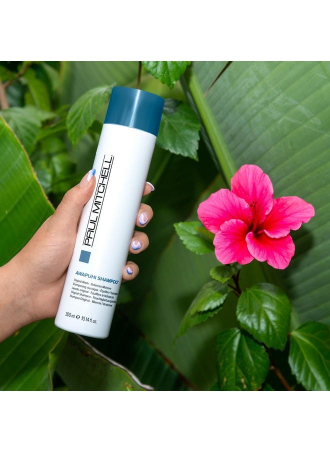 Paul Mitchell Awapuhi Shampoo, Original Wash, Balances Moisture, For All Hair Types, 16.9 Fl Oz