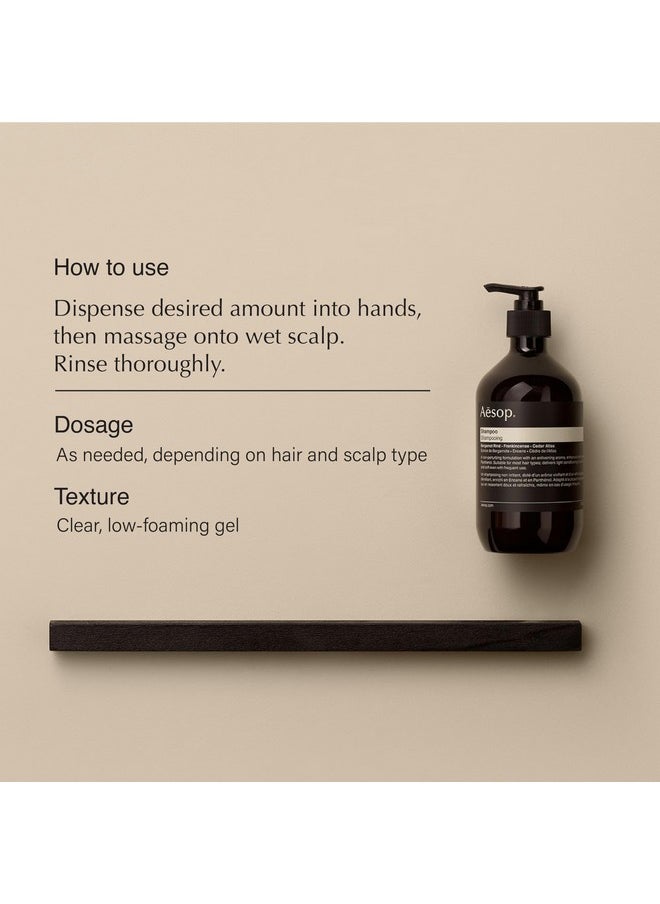 Aesop Shampoo | Enlivening Shampoo For Soft, Shiny, Fragrant Hair | With Frankincense and Panthenol | 16.9 oz