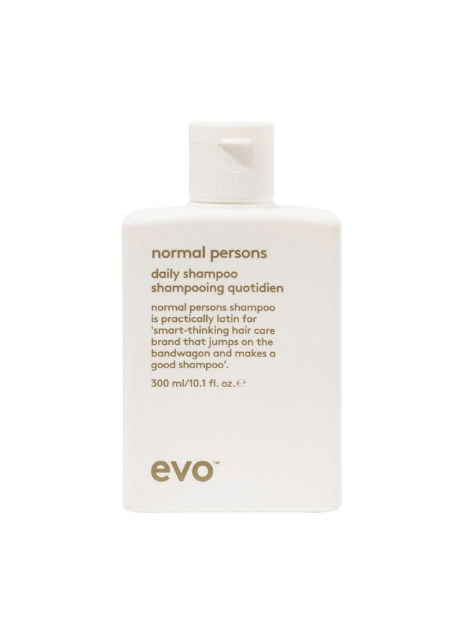 EVO Normal Persons Daily Care Shampoo - Deeply Cleanses, Removes Product Build-Up & Strengthens All Hair Types - 300ml / 10.1fl.oz